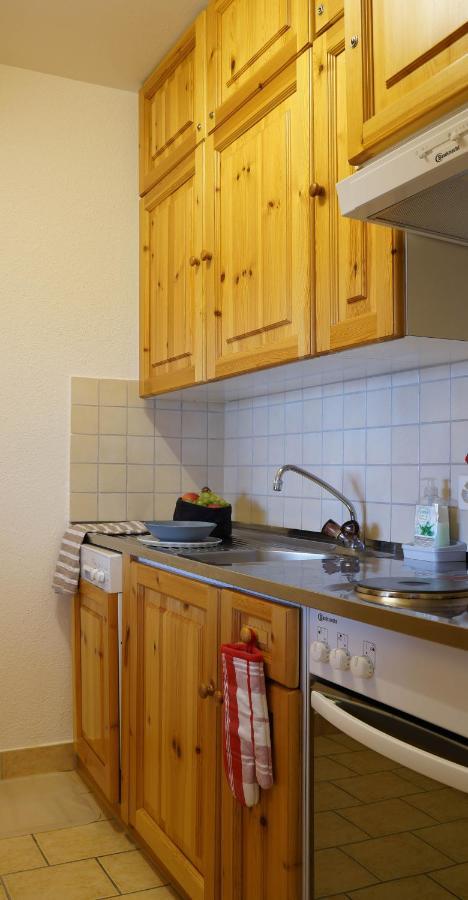 Zentrale Wohnung In St. Moritz Mit Grossem Balkon Extérieur photo